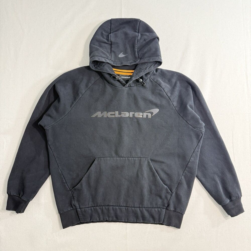 McLaren Formula 1 Team Core Essentials Hoodie Mens M Black Racing Sweatshirt